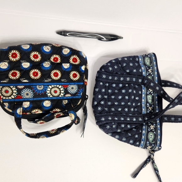 2pcs Vera Bradley Floral Paisley Mini Purse Handbag - Picture 4 of 4